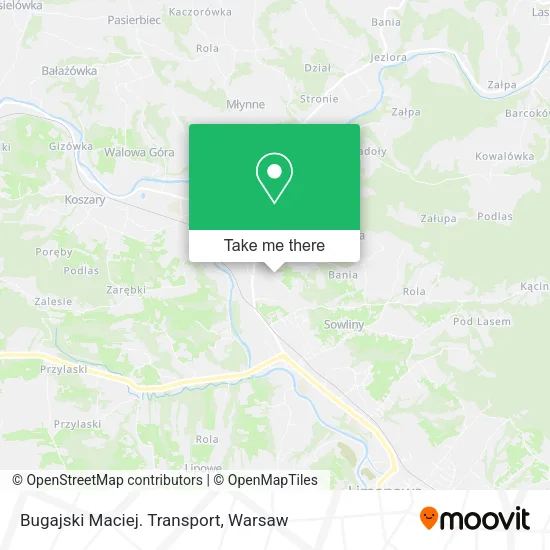Карта Bugajski Maciej. Transport