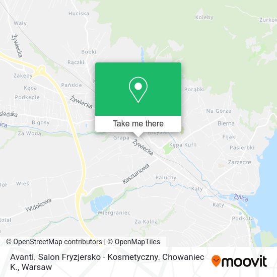 Avanti. Salon Fryzjersko - Kosmetyczny. Chowaniec K. map