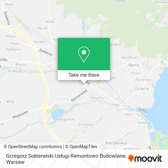 Grzegorz Sobieralski Usługi Remontowo Budowlane map