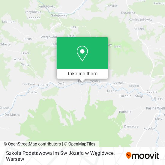 Szkoła Podstawowa Im Św Józefa w Węglówce map