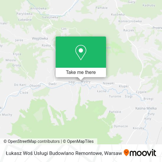 Łukasz Woś Usługi Budowlano Remontowe map