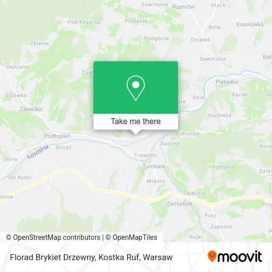 Florad Brykiet Drzewny, Kostka Ruf map