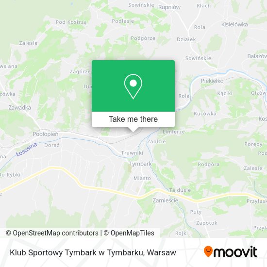 Klub Sportowy Tymbark w Tymbarku map