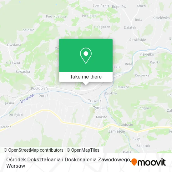 Карта Ośrodek Dokształcania i Doskonalenia Zawodowego