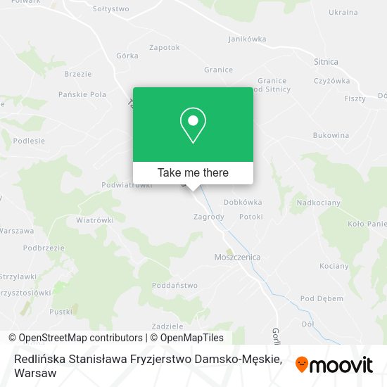 Redlińska Stanisława Fryzjerstwo Damsko-Męskie map