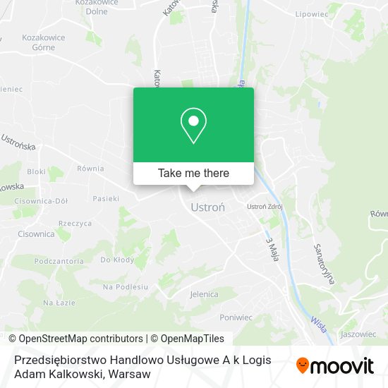 Przedsiębiorstwo Handlowo Usługowe A k Logis Adam Kalkowski map