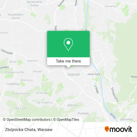 Zbójnicka Chata map