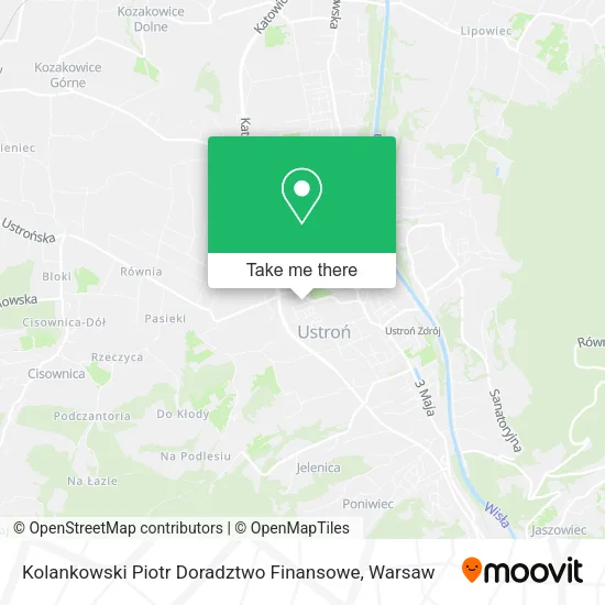 Карта Kolankowski Piotr Doradztwo Finansowe