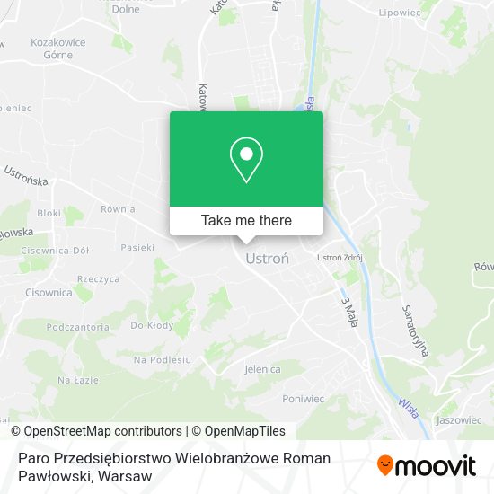 Paro Przedsiębiorstwo Wielobranżowe Roman Pawłowski map