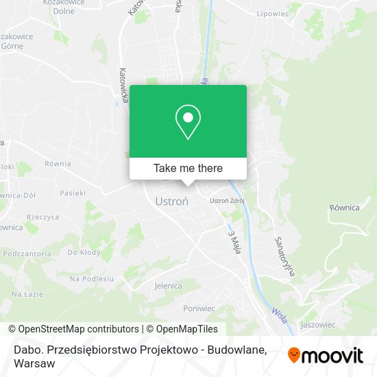 Dabo. Przedsiębiorstwo Projektowo - Budowlane map