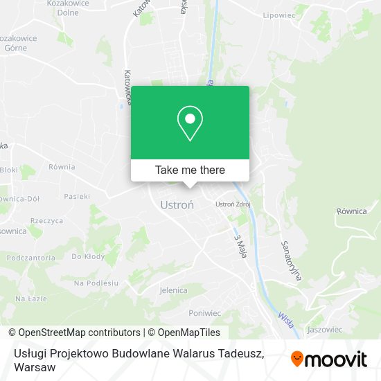 Usługi Projektowo Budowlane Walarus Tadeusz map