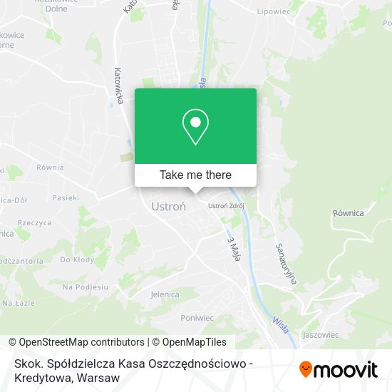 Skok. Spółdzielcza Kasa Oszczędnościowo - Kredytowa map