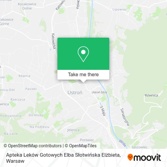 Apteka Leków Gotowych Elba Słotwińska Elżbieta map