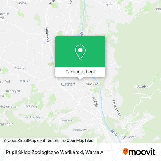 Pupil Sklep Zoologiczno Wędkarski map