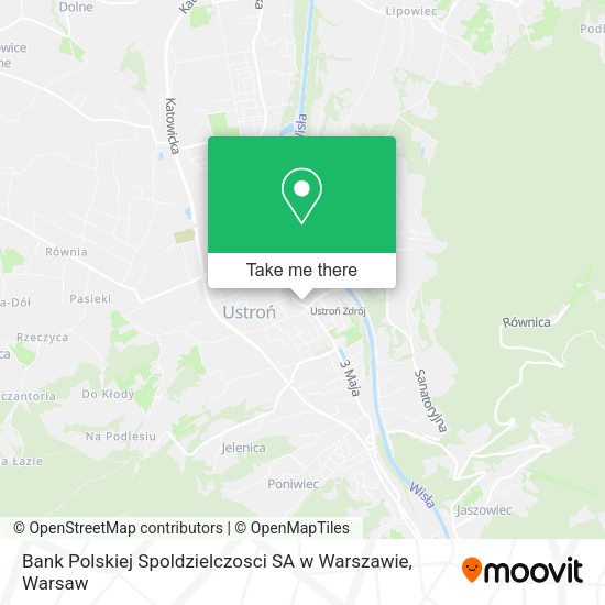 Bank Polskiej Spoldzielczosci SA w Warszawie map