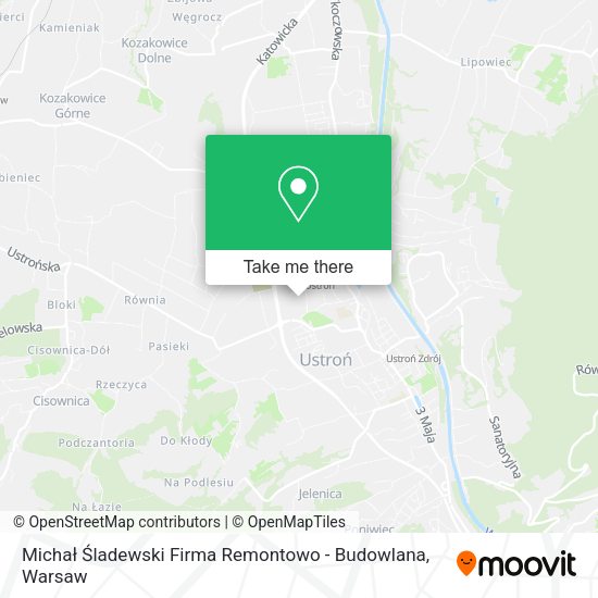 Michał Śladewski Firma Remontowo - Budowlana map