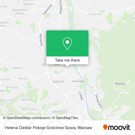 Helena Cieślar Pokoje Gościnne Gosia map