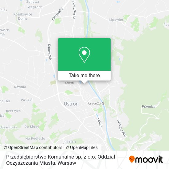 Przedsiębiorstwo Komunalne sp. z o.o. Oddział Oczyszczania Miasta map