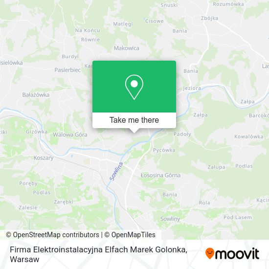 Firma Elektroinstalacyjna Elfach Marek Golonka map