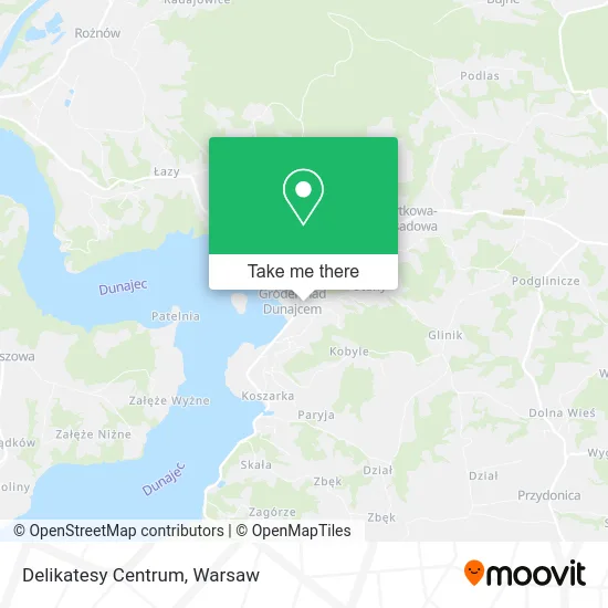 Карта Delikatesy Centrum