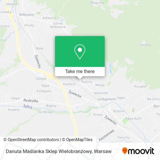 Danuta Maślanka Sklep Wielobranżowy map