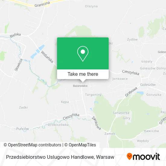 Карта Przedsiebiorstwo Uslugowo Handlowe