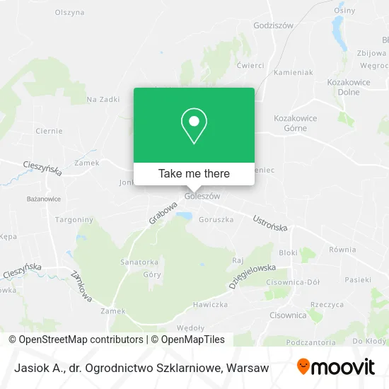 Карта Jasiok A., dr. Ogrodnictwo Szklarniowe