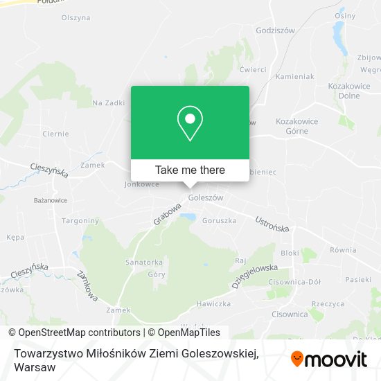 Towarzystwo Miłośników Ziemi Goleszowskiej map