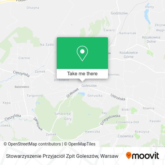 Stowarzyszenie Przyjaciół Zpit Goleszów map