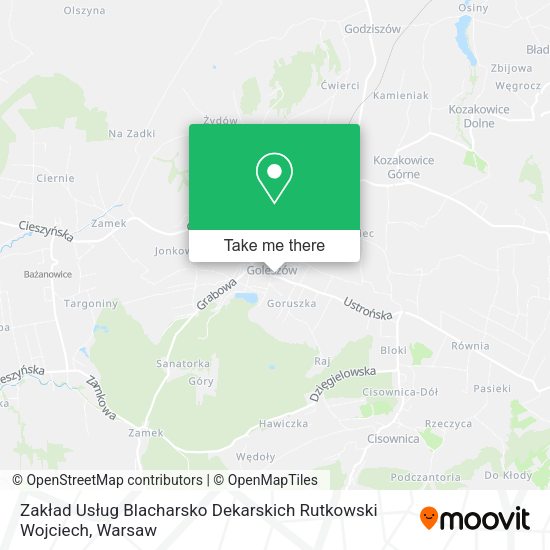 Карта Zakład Usług Blacharsko Dekarskich Rutkowski Wojciech