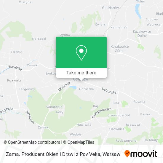 Zama. Producent Okien i Drzwi z Pcv Veka map