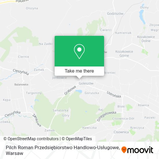 Pilch Roman Przedsiębiorstwo Handlowo-Usługowe map