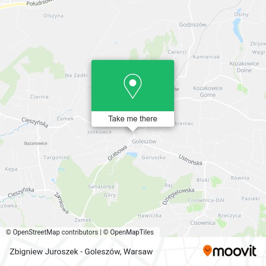 Zbigniew Juroszek - Goleszów map