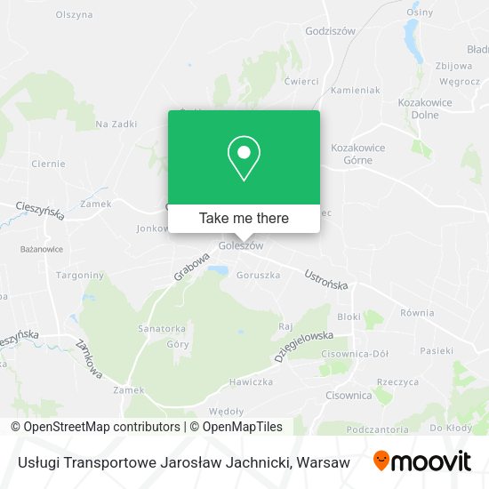 Usługi Transportowe Jarosław Jachnicki map