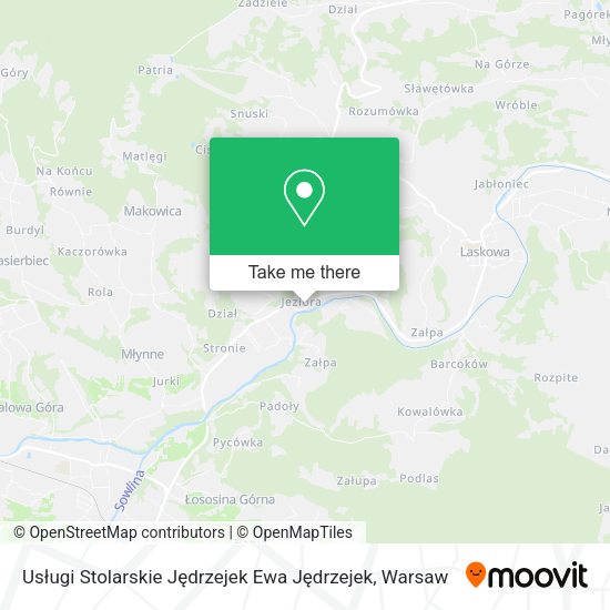 Usługi Stolarskie Jędrzejek Ewa Jędrzejek map