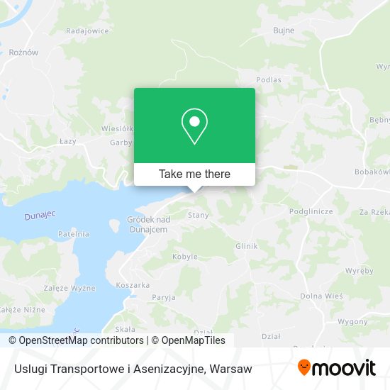 Uslugi Transportowe i Asenizacyjne map