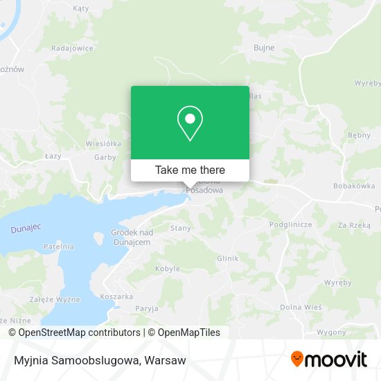 Myjnia Samoobslugowa map