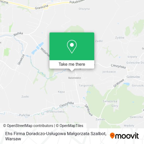 Ehs Firma Doradczo-Usługowa Małgorzata Szalbot map