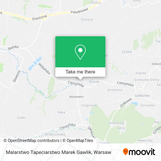 Malarstwo Tapeciarstwo Marek Gawlik map