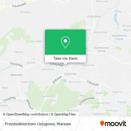Карта Przedsiebiorstwo Uslugowe