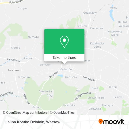 Halina Kostka Dzialaln map