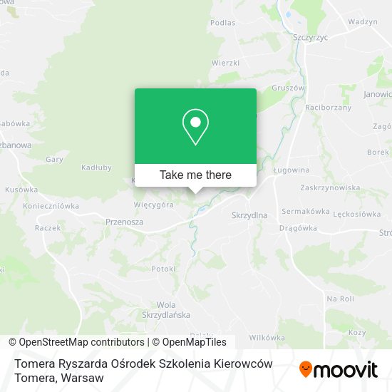 Tomera Ryszarda Ośrodek Szkolenia Kierowców Tomera map