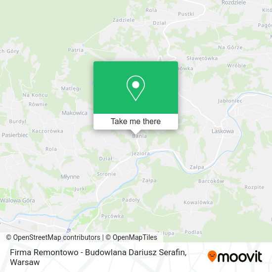 Firma Remontowo - Budowlana Dariusz Serafin map