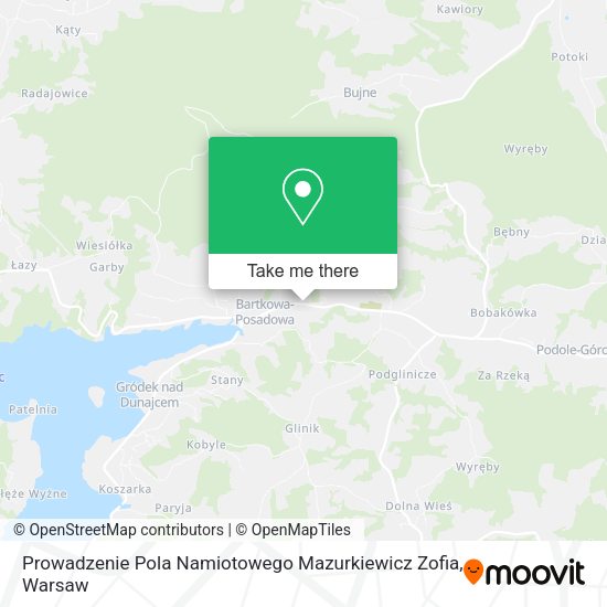 Prowadzenie Pola Namiotowego Mazurkiewicz Zofia map