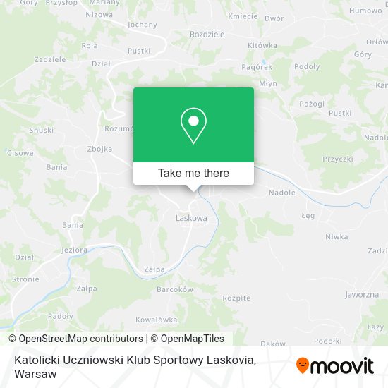 Карта Katolicki Uczniowski Klub Sportowy Laskovia