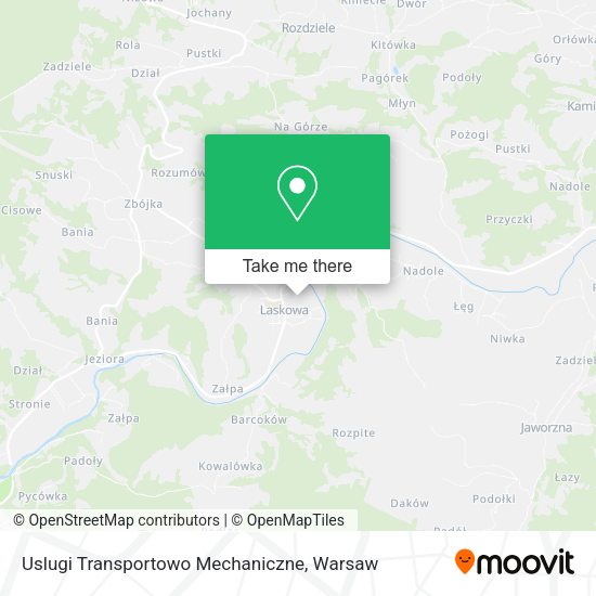 Uslugi Transportowo Mechaniczne map