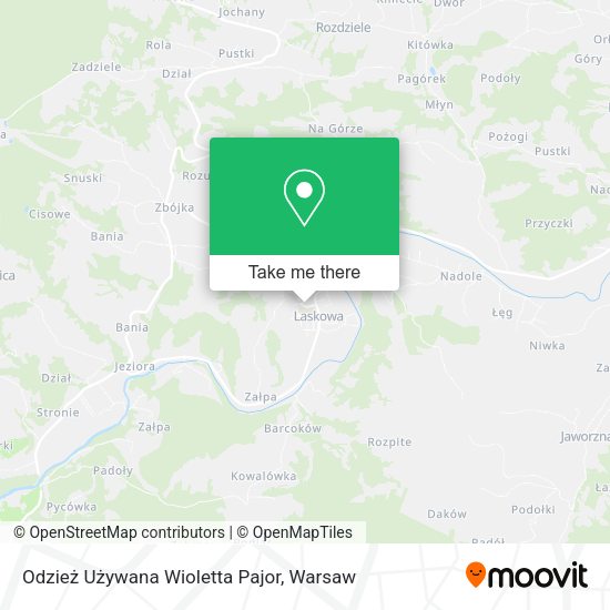 Odzież Używana Wioletta Pajor map