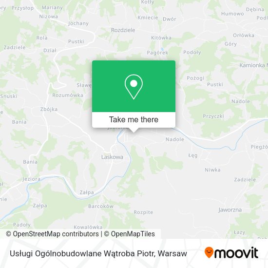 Usługi Ogólnobudowlane Wątroba Piotr map