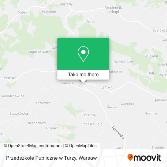 Przedszkole Publiczne w Turzy map