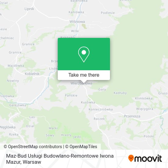 Maz-Bud Usługi Budowlano-Remontowe Iwona Mazur map